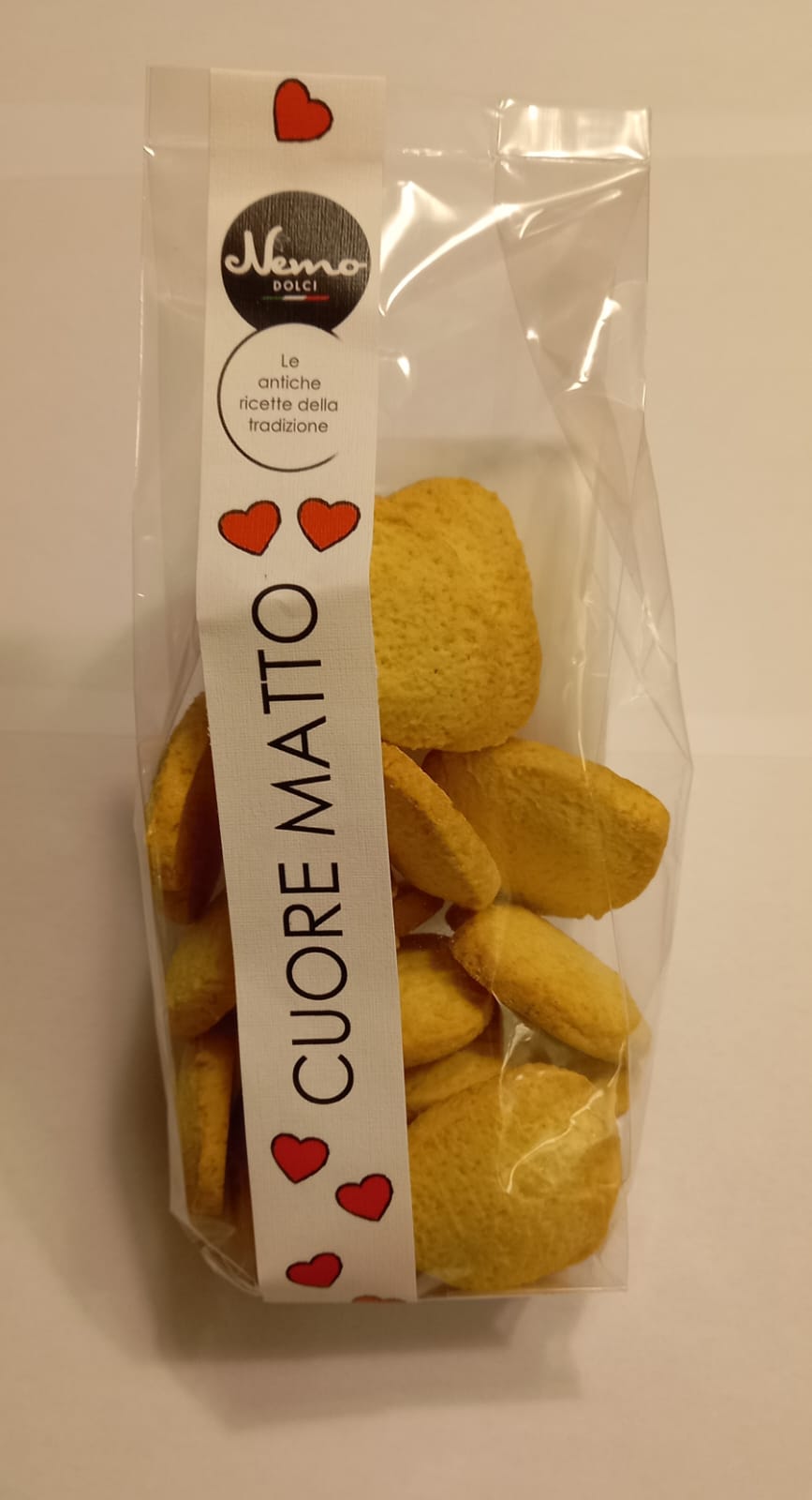 Crazy heart biscuit